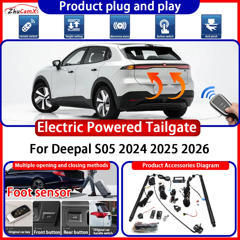 ZhuCamX Electric OEM Powered Tailgate for Deepal S05 2024 2025 2026 System Anti Pinch Smart Intelligent Control Gate Lift Kit