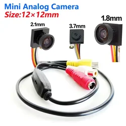 New TV Video Camera mini Lens AV Camera Small mini size 12x12mm 700TVL CMOS Color CCTV Home Security Surveillance