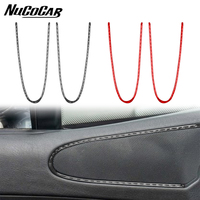 For BMW Z3 1998-2002 Carbon Fiber Interior door panel decorative frame strip Car Interior Accessories Decorative Stickers