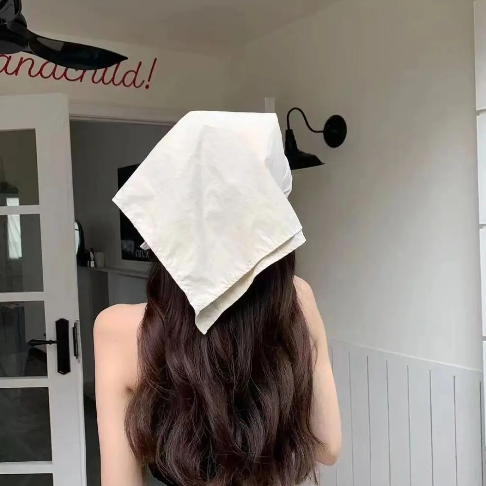 

Solid Color Headscarf Baseball Cap Jennie Same Style Korean Style Sunscreen Beach Hats Sunscreen Hat Nylon Peaked Cap Girl