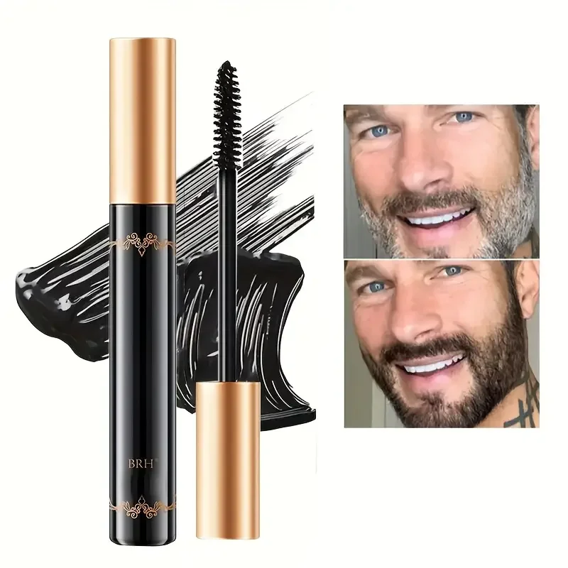 Disposable hair pen to cover gray hair, natural black hair temporary hair toner to replenish color and root without fading pure