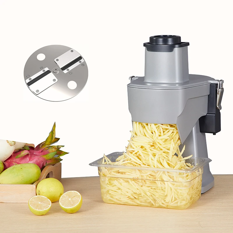 GJ817 Affettatrice commerciale per trituratori di verdure con cavolo verde per frutta in acciaio inossidabile di nuovo arrivo
