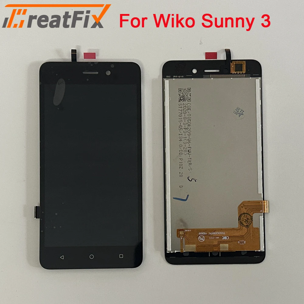 

5.0'' For Wiko Sunny 3 LCD Display with Touch Screen Digitizer Mobile Phone Accessories For Wiko Sunny3 Sensor LCD+Tools