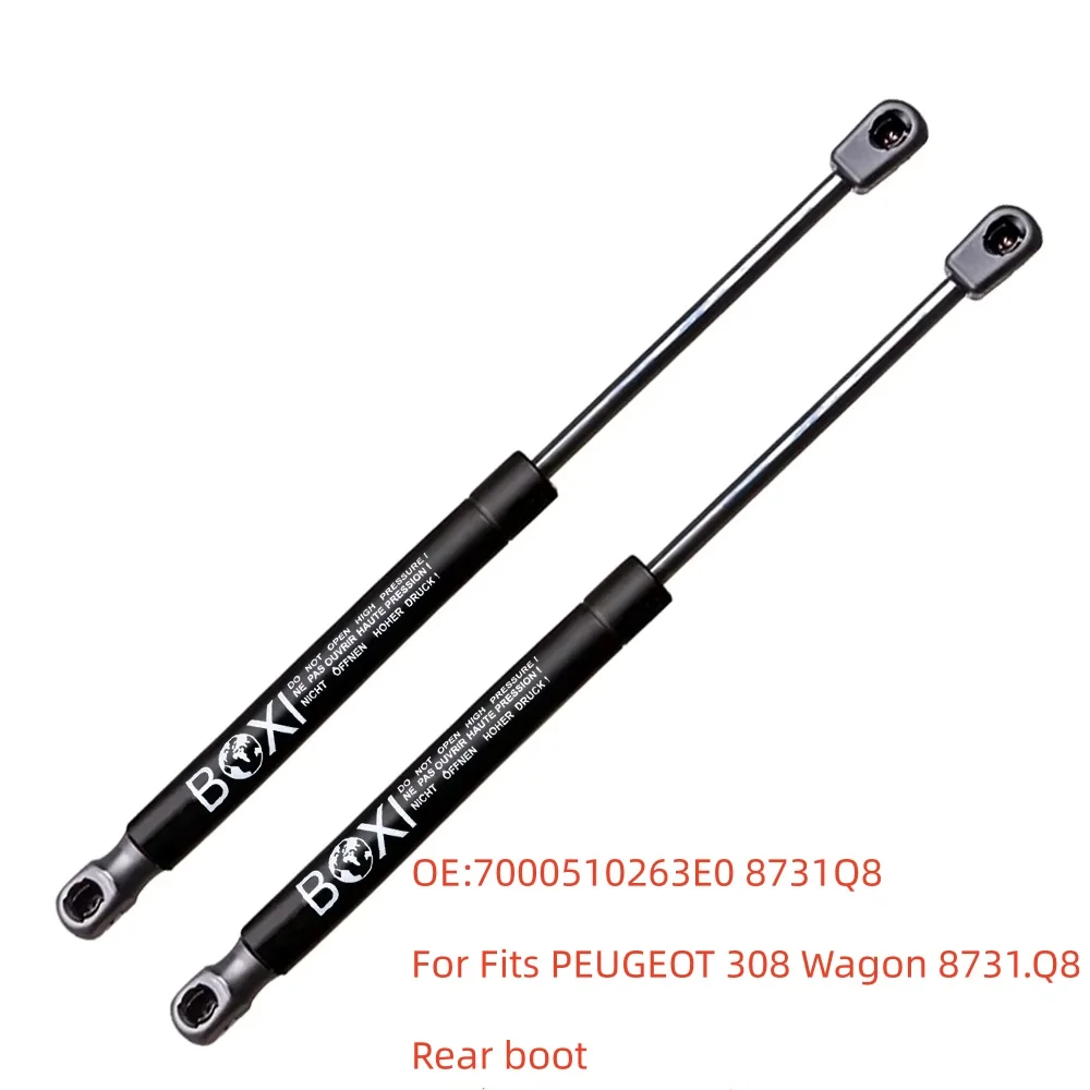 

BOXI 2Pcs Hatchback door Trunk Gas Spring 7000510263E0 8731Q8 Fits PEUGEOT 308 Wagon 8731.Q8 Rear Boot Gas Springs Lift Struts
