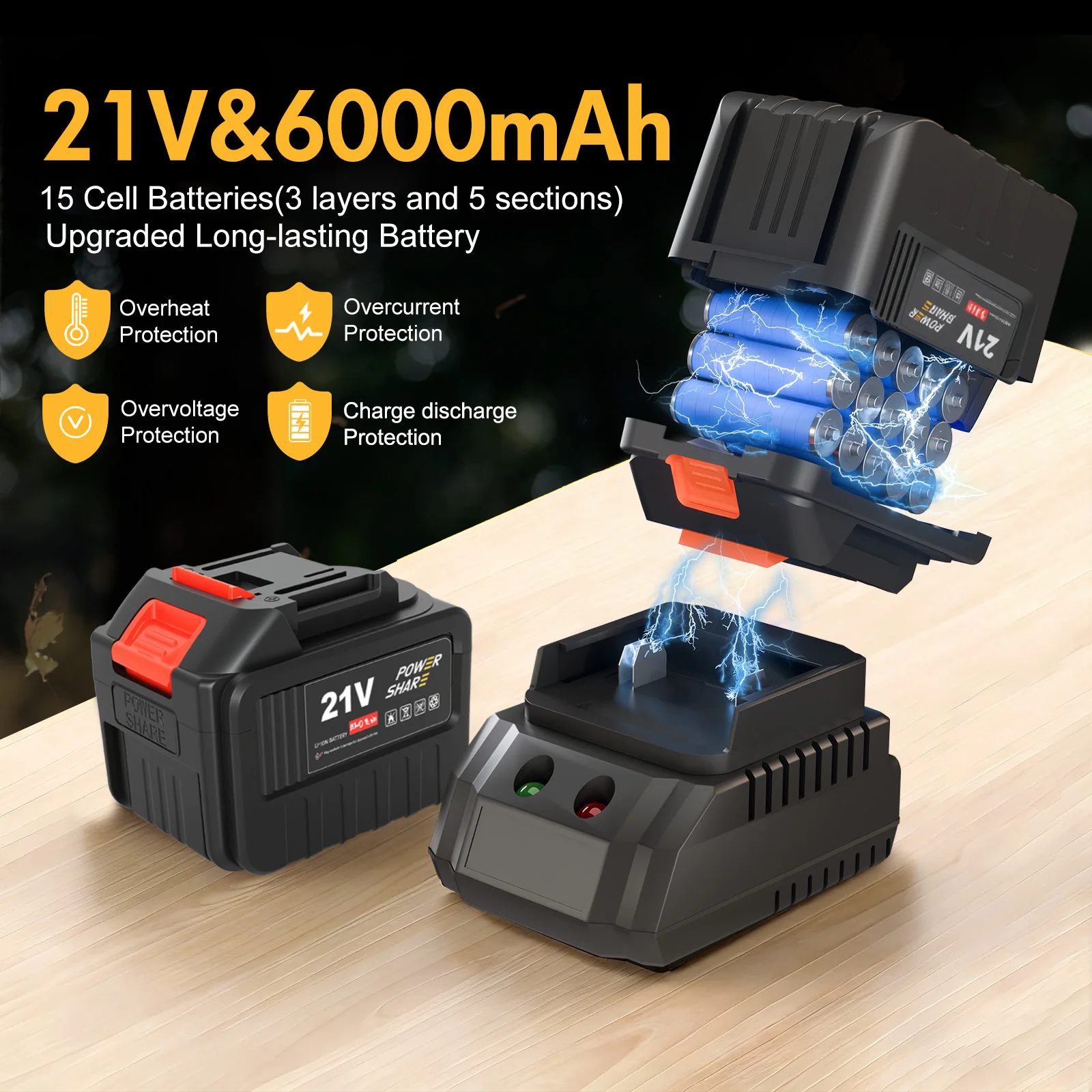 21 فولت اللاسلكي منفاخ أوراق الشجر الكهربائية منفاخ الهواء شاحن سريع 2x6.0Ah بطاريات 6 سرعات شاشة الكريستال السائل يده لساحة فناء الحديقة