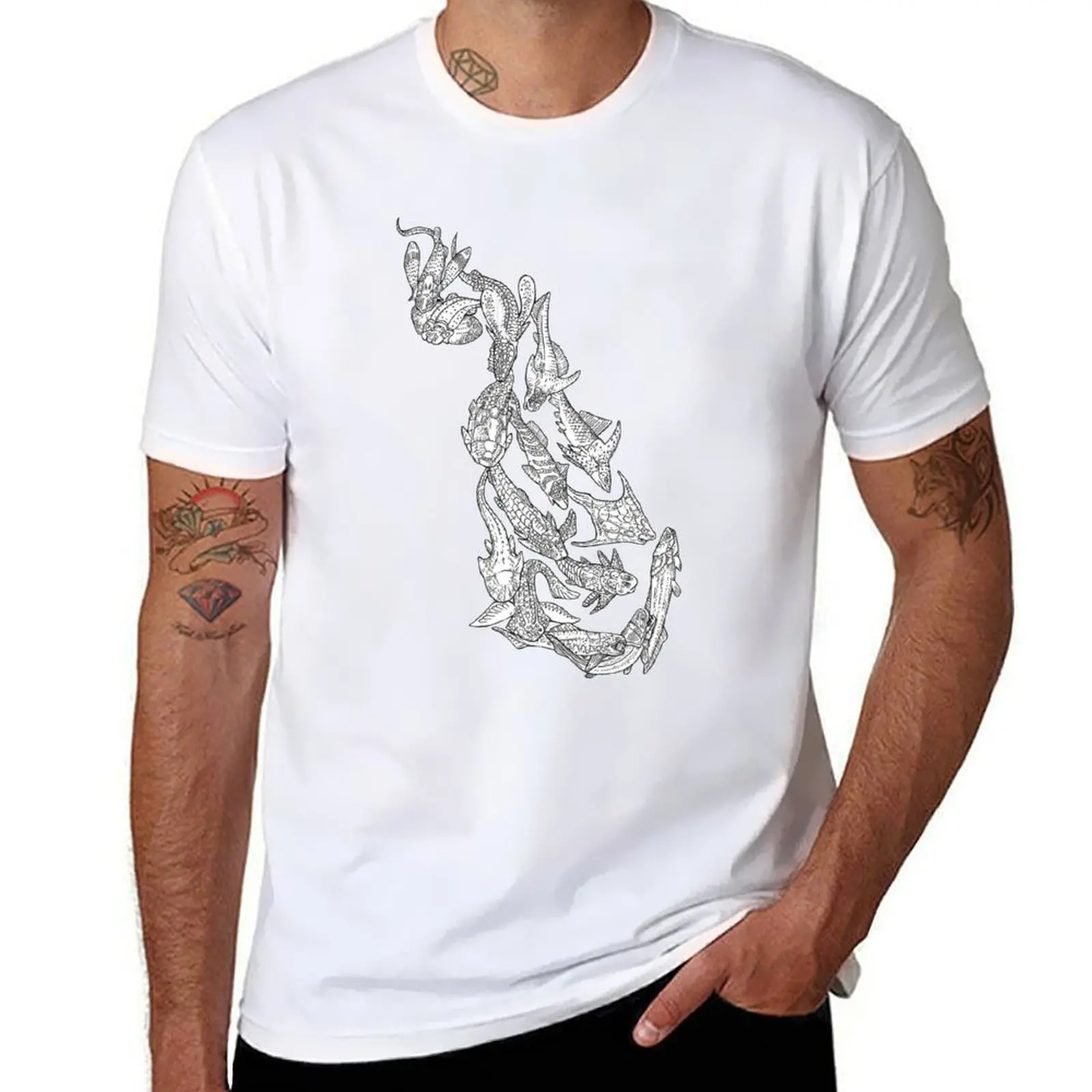 

Placoderms - Armouredfish - Evolution T-Shirt t shirts for man pack white printed t shirts for man T-Shirt