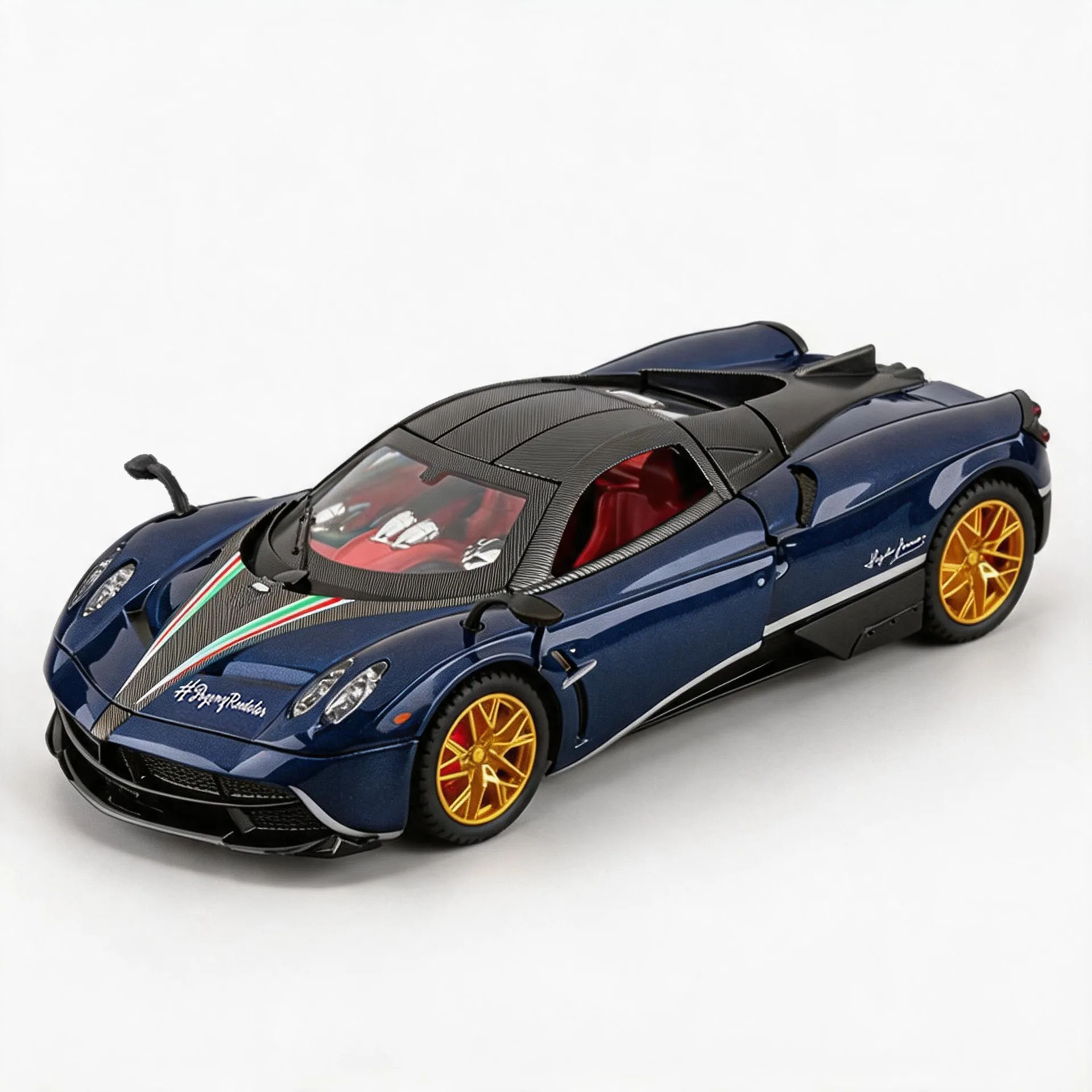 1-24-中国ドラゴン合金車モデルリモコンスプレーサウンドライトクリエイティブリモートおもちゃホリデーギフト男の子モデルコレクター向け