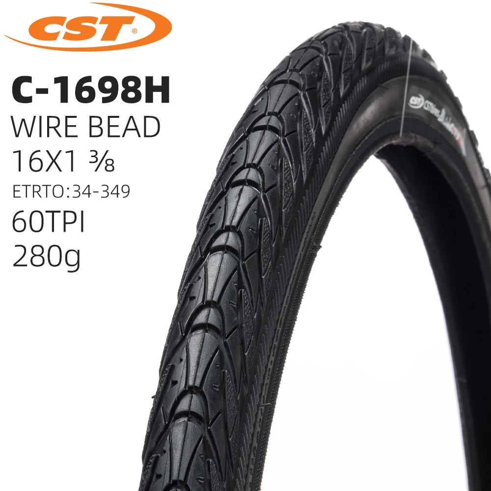 CST C-1698 CAPTAIN TRAVEL BICYCLE TIRE OF CITY BIKE TYRE C1698 KIDS TIRE 34-349