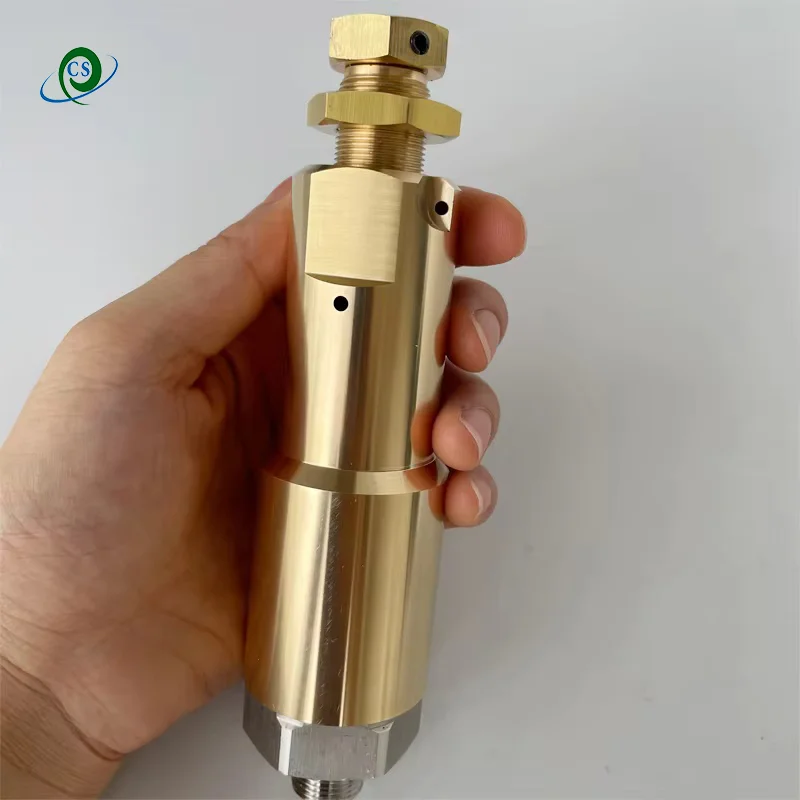 

Brass G1/2 Male 60MPA Large Flow Triplex Plunger Pump Pressure Washer Parts Pressure Pump Safety Regulator Relief Valve SVT-60