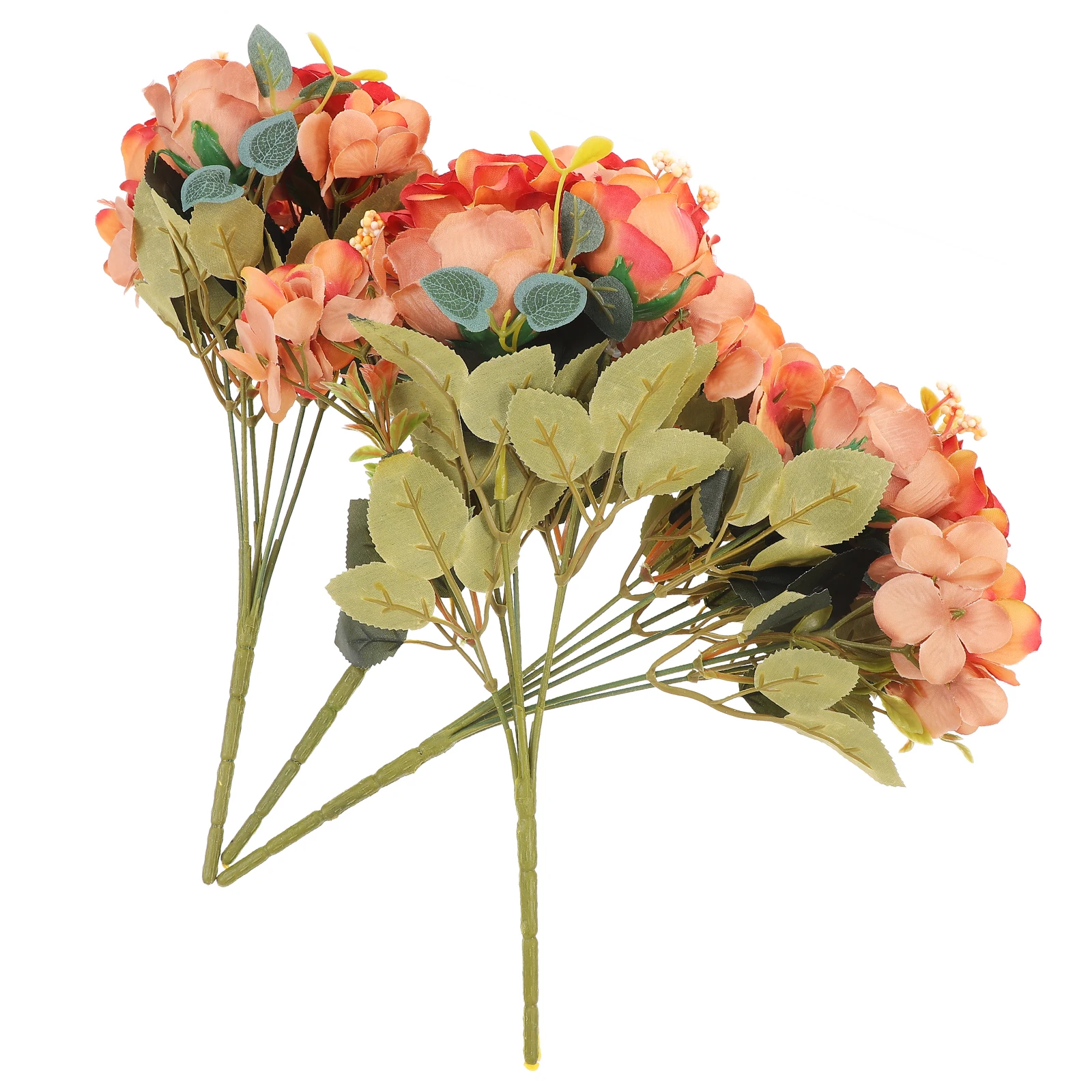 

4 Pcs Wedding Dress Artificial Bouquet Bridesmaid Faux Flowers Rose Pp Photo Prop