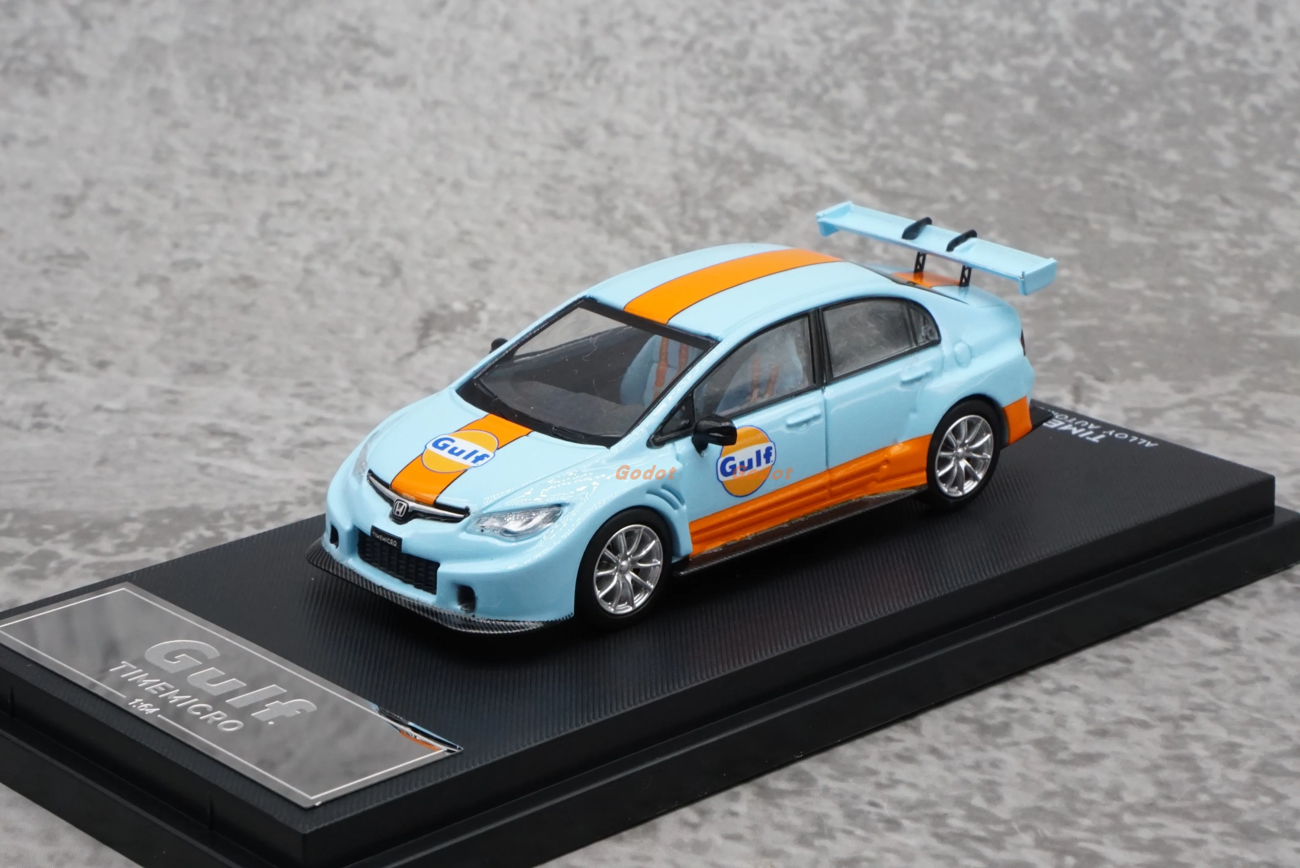 tm 1/64  TYPE R  FD2 gulf alloy car model toy