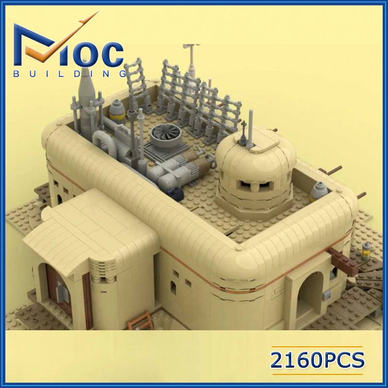 MOC Space Movie Series Street View Architecture Pub Model Building Blocks DIY Assembly Bricks Creative Toys Collection Gifts