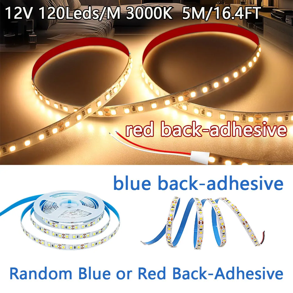 

5М/16. Светодиодная лента 4 фута, 12В постоянного тока, 120 светодиодов/м, 3000K/4000K/6500K, с возможностью резки, для внутреннего освещения спальни, гостиной, потолка, подсветки буфета, подсветки кухонных шкафов, декоративного освещения на дни рождения 