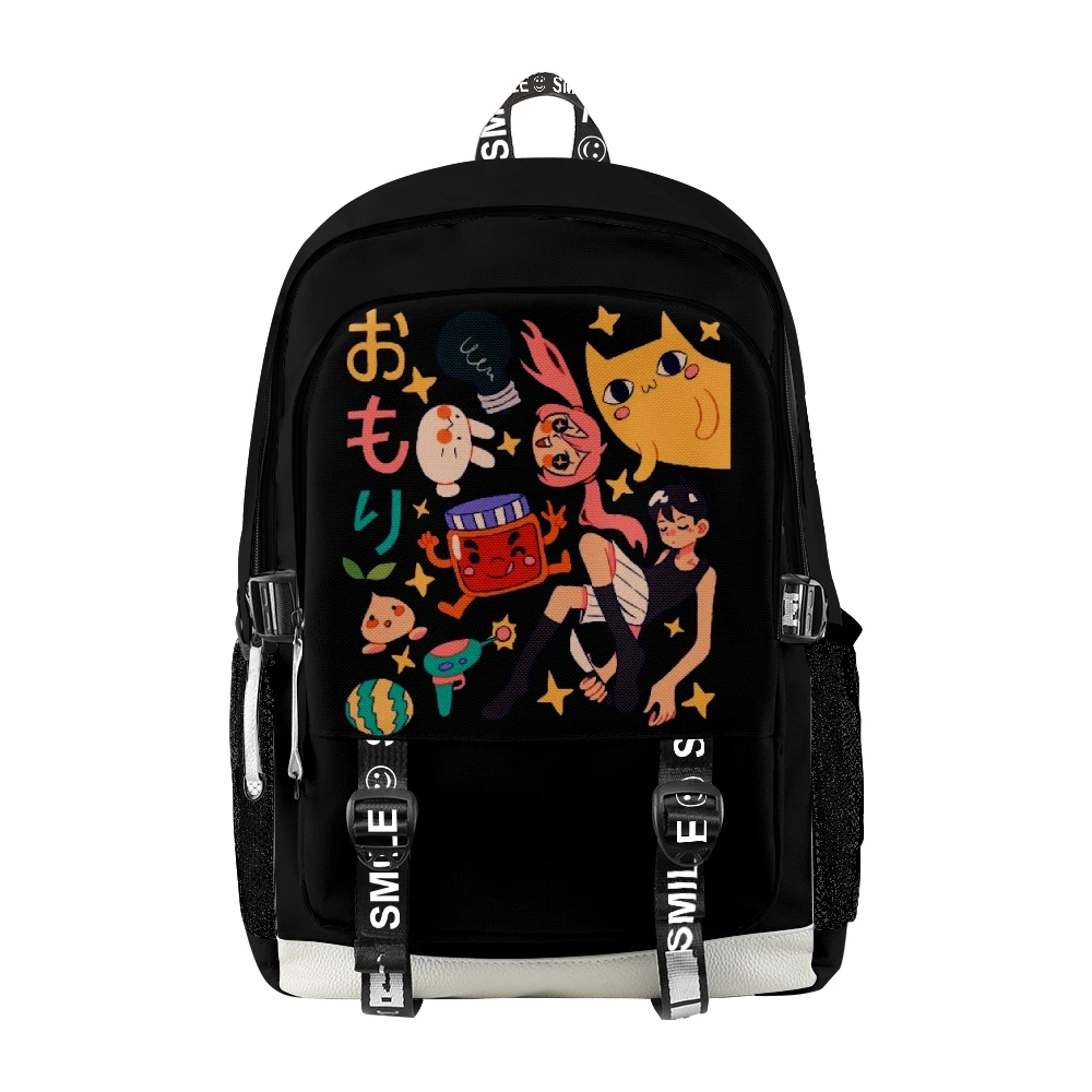 

2024 Omori Sunny Traval Bag Cosplay Rucksack Men Women Funny Zip Pack Fashion Bookbag Oxford cloth Daypack Harajuku Backpack