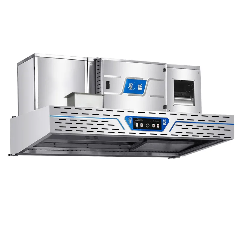all-in-one machine, 98% purification rate of large air volume fume exhaust hood has passed environmental protection testing