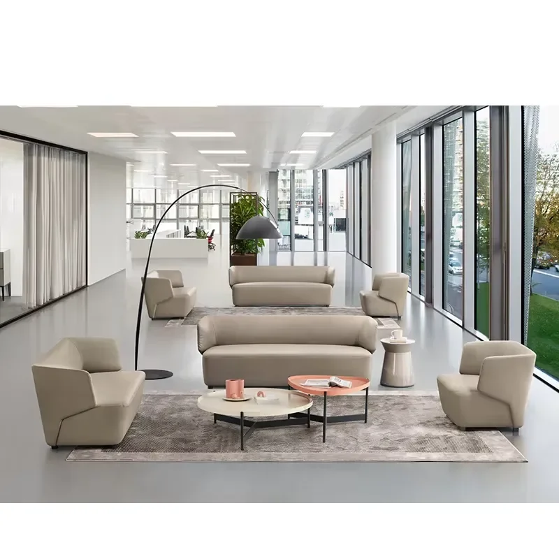 Leather Sofa Set for Living Room Modern 1+2+3 Piece Italian L Shape Luxury Leather Sofa Furniture