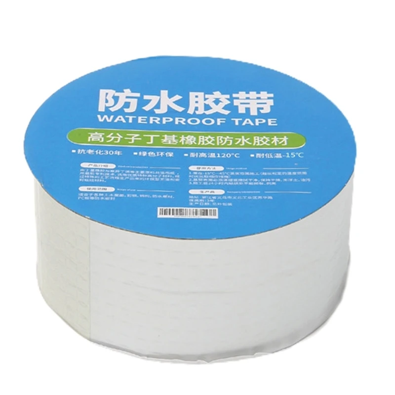 Leak Repair Aluminum Butyl Rubber Tape Outdoor Aluminium Foil Waterproof Tape Permanent Leak Proof All Weather Patch