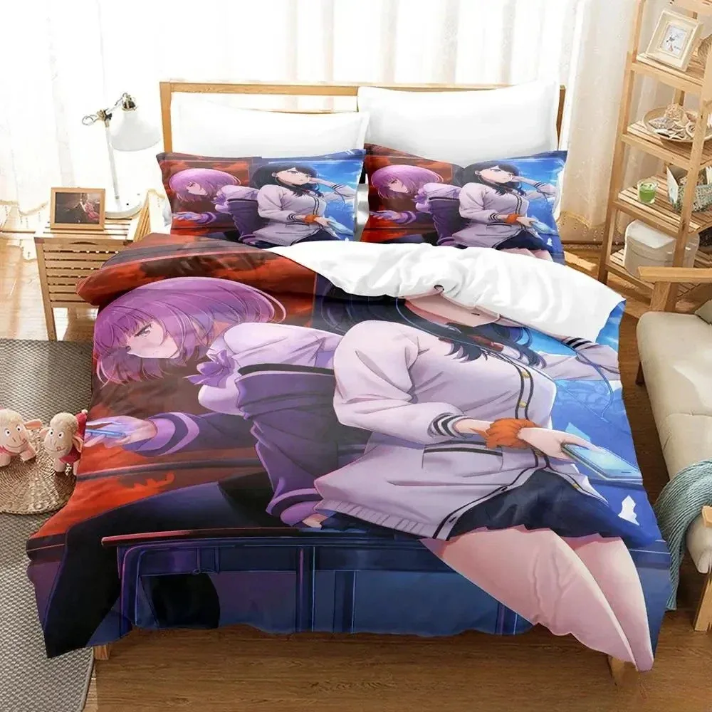 SSSS.GRIDMAN Bedding Set Single Twin Full Queen King Size Bed Set Adult Kid Bedroom Duvet cover Sets Anime parure de lit Bed