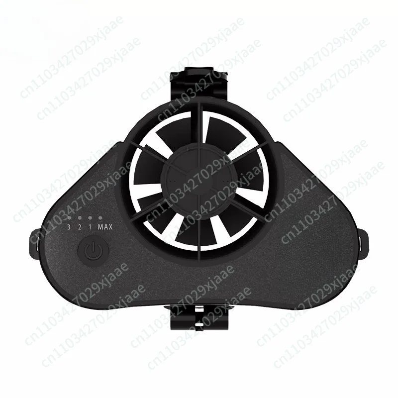 Portable Waist Mount Cooling Fan Large Capacity Rechargeable Strong Airflow Clip Fan For Outdoor Construction