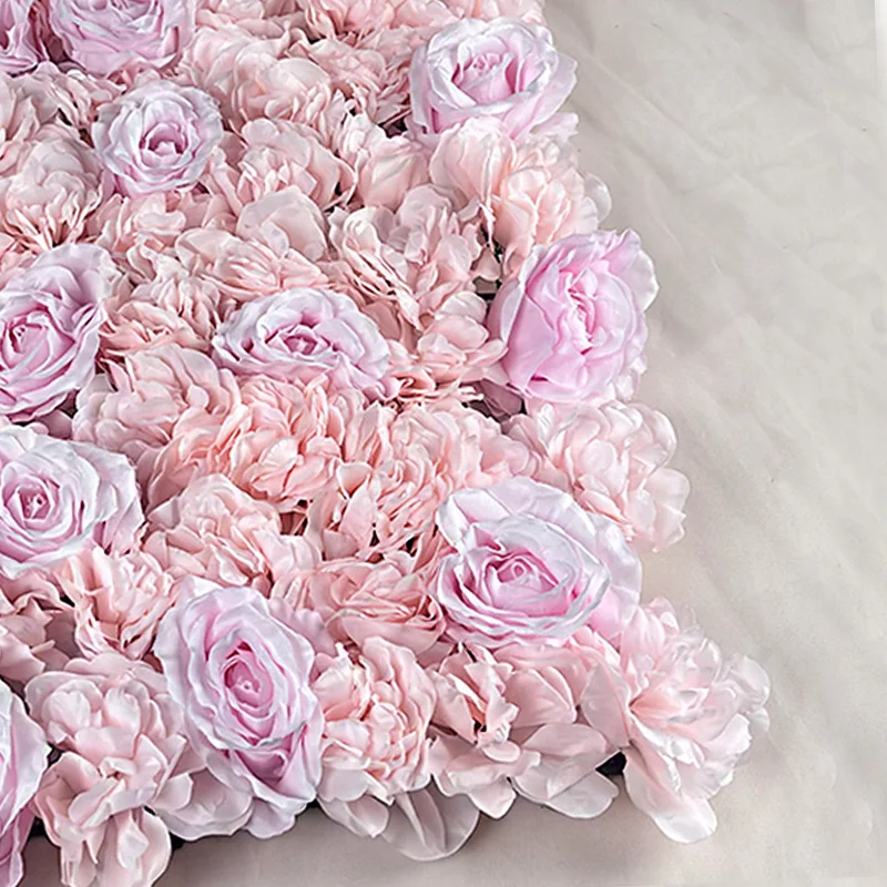 40*60CM Artificial Silk Rose Flower Wall Artificial Flowers DIY Wedding Wall Decor Photography Backdrops Hair Salon Background