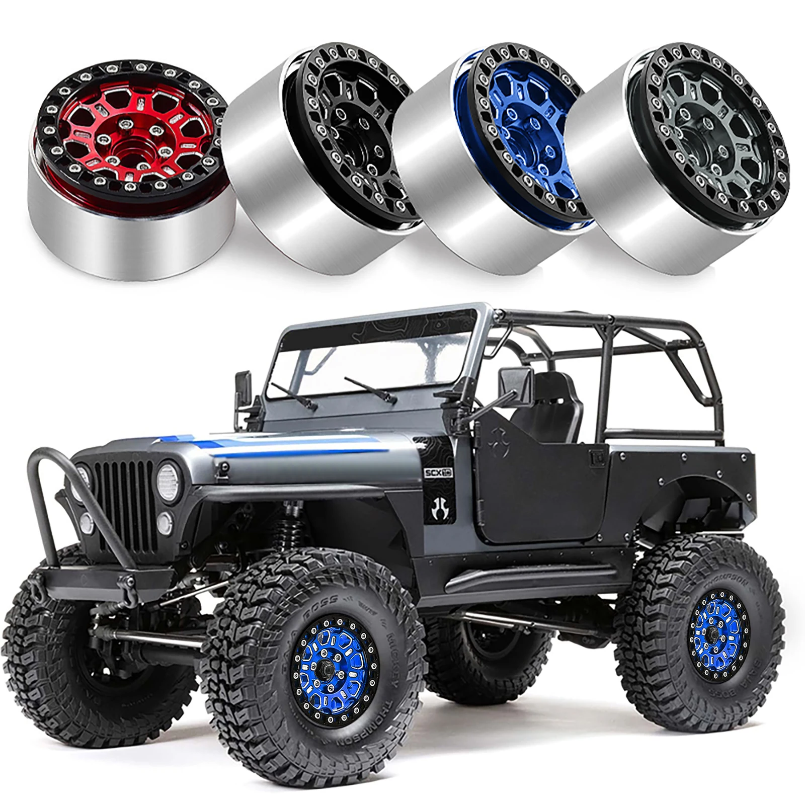 

Металлический 1,9-дюймовый диск Beadlock для радиоуправляемых краулеров 1/10 Axial SCX10 II III TRX4 TRX6 Gen7 8 D90 VS4-10 MST CFX – запчасти для тюнинга