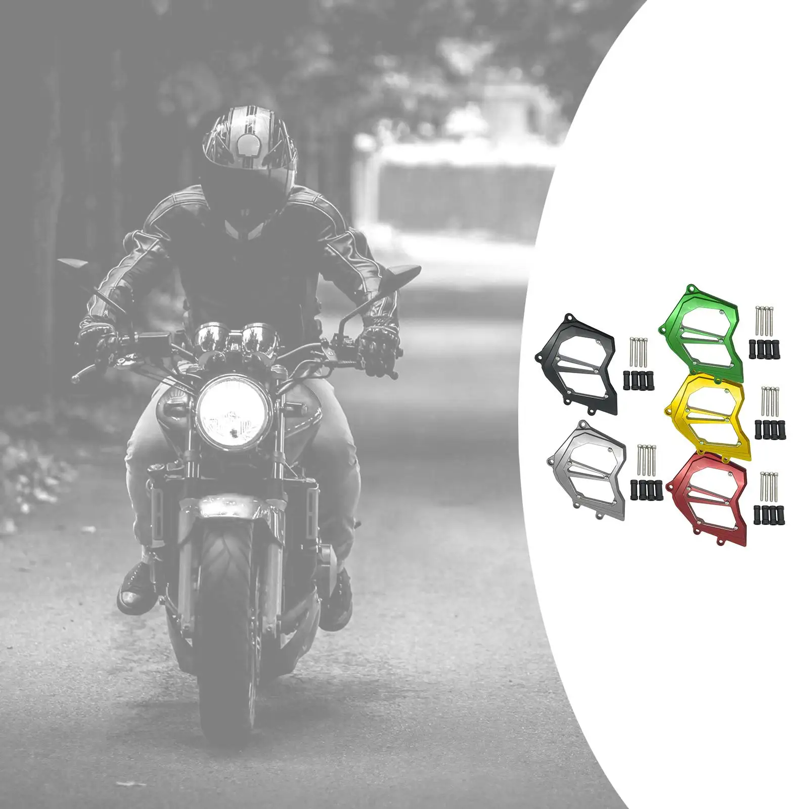 غطاء ضرس أمامي من الألومنيوم للدراجات النارية سلسلة حماية متينة لـ KAWASAKI ZX10R 2013 2014 2015 2016 أجزاء ممتازة