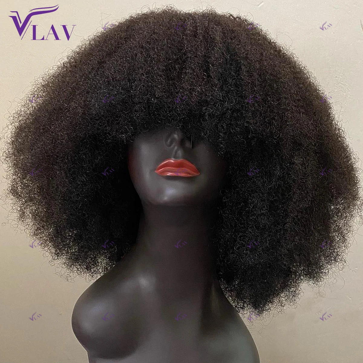 

450 High Density Afro Kinky Curly 360/13×6/13×4 HD Transparent Lace Frontal Wigs Preplucked For Women Glueless Wigs Human Hair