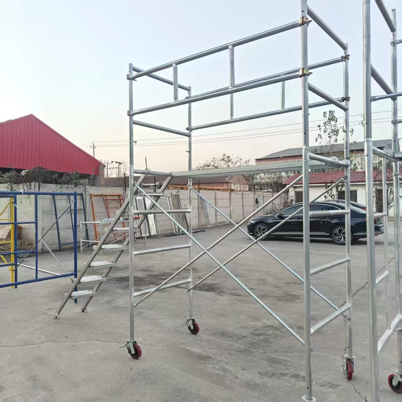 سقالة فولاذية بإطار H صناعية لبناء البناء في الهواء الطلق سقالة بناء بأسعار معقولة لـ