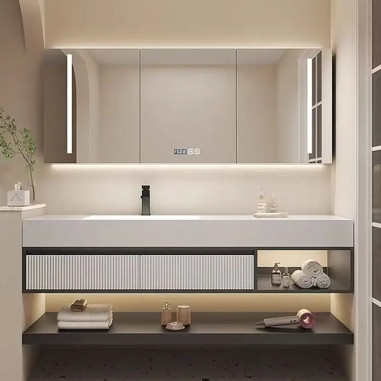 Bathroom Cabinet for Hospital Use Vanity with Wash Table and Sink Customizable