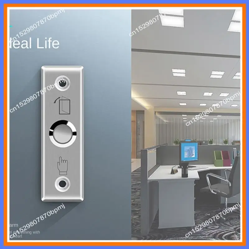 

BAAE Stainless Steel Exit Button Switch For Lock Door Access Control System Door Push Exit Door Release Button Alloy Switch