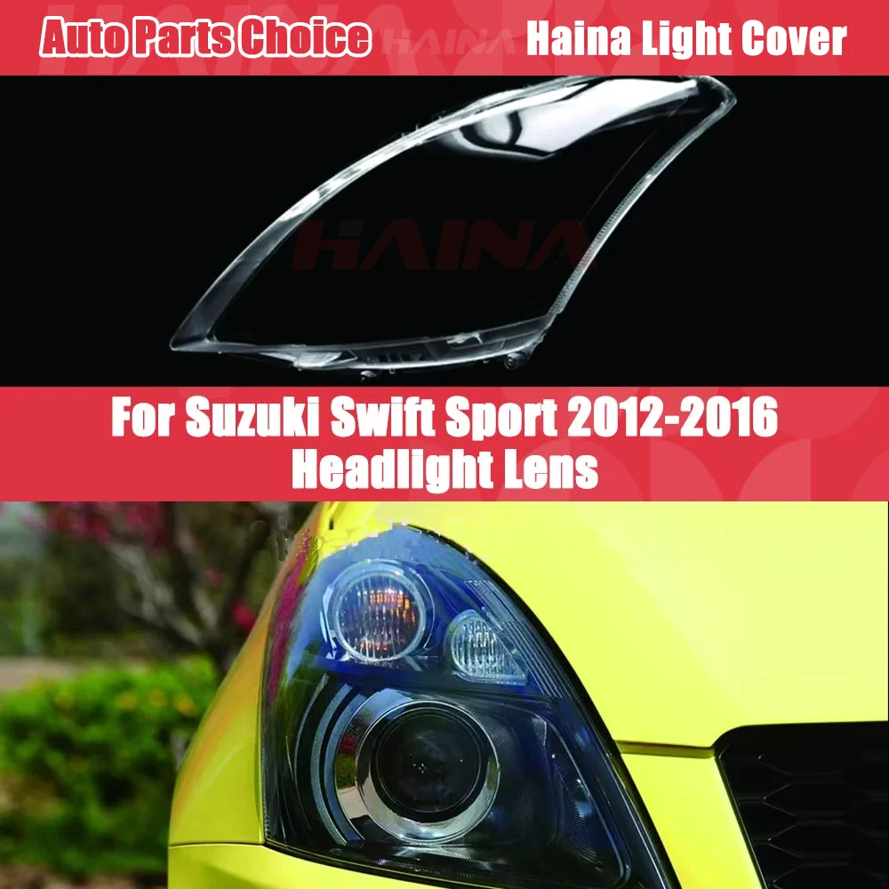 

Car Headlight Cover For Suzuki Swift Sport 2012 2013 2014 2015 2016 Lampcover Transparent Lampshade Lamp Glass Lens Case