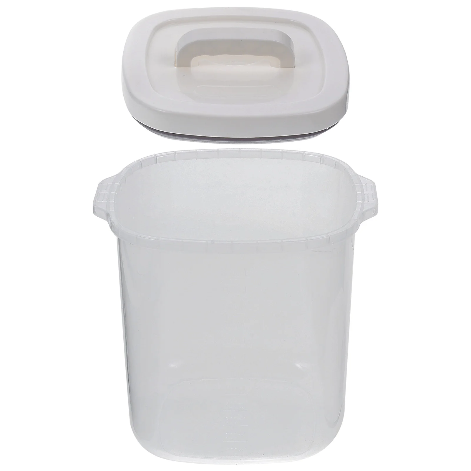 

Airtight Kitchen Storage Canister Multi-Functional Rice Container 10Lbs Bean Sealed Bin Pantry Containers For Tea Candies Herbs