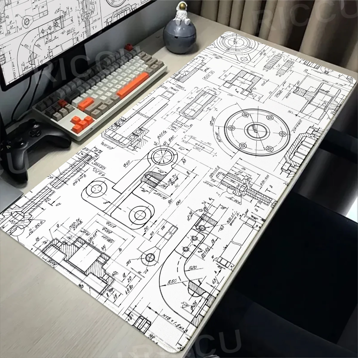 Extended Mouse Pad Large HD Me - đánh giá và giá Gaming Accessories Drawing