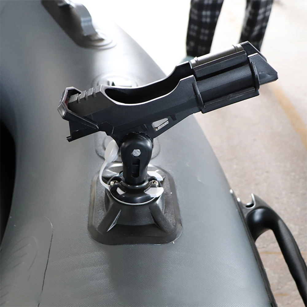 Inflatable Boat Accessory Dinghy Raft Fishing Tool Rod Holder Device PVC Sup Board Kayak Fixer Fix Pole Mount Angle Bracket