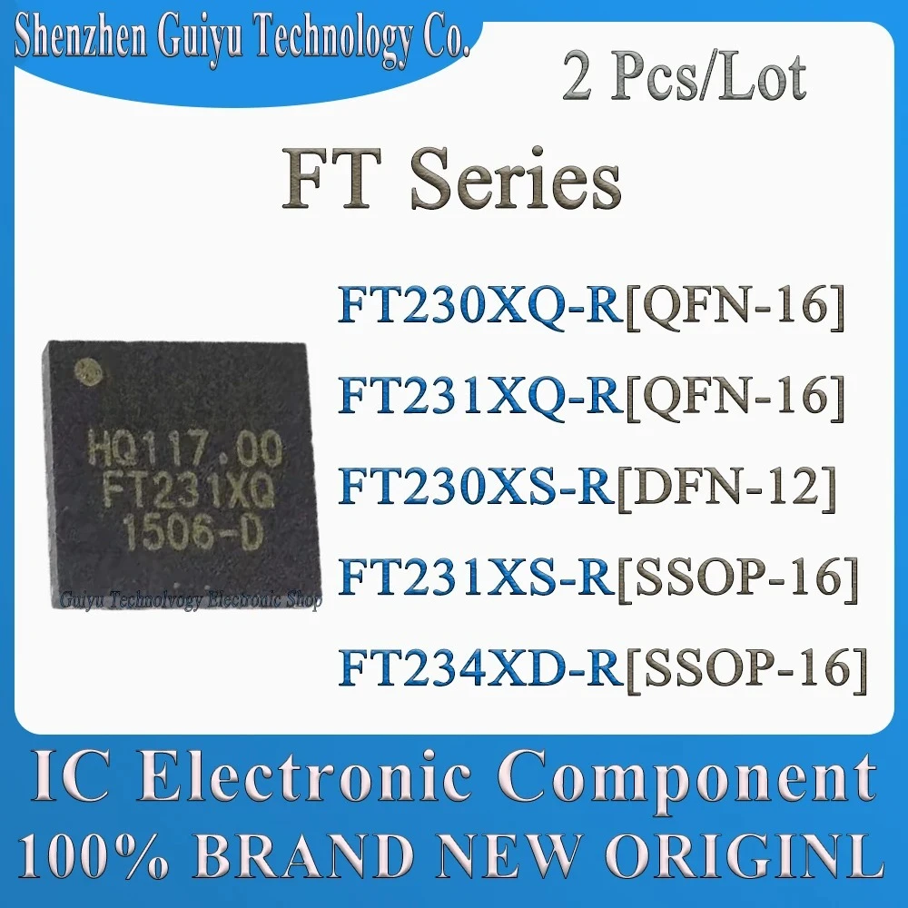 

2Pcs/Lot FT230XQ-R FT231XQ-R FT230XS-R FT231XS-R FT234XD-R FT230XQ FT231XQ FT234XD FT231XS FT230XS FT230 FT231 FT234 IC Chip