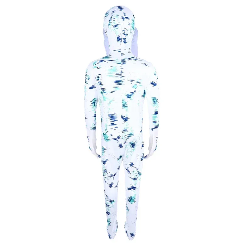 

zz04zz12Doors Screech Cosplay Seek Doors Kids Single Eye Mask Suit Jumpsuit Monster Jumbo Horror Scary Halloween Costume Chi