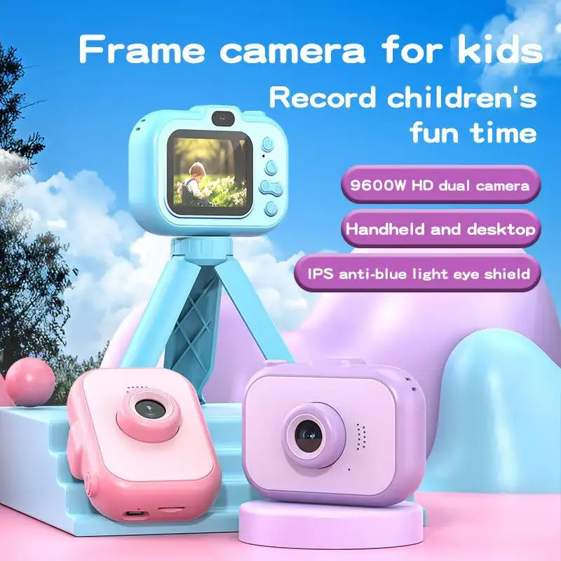 Mini Camera Children Camera 1080P HD Digital Video Kids Digital Camera with Silicone Cute Cases Camera Toys Birthday Gifts