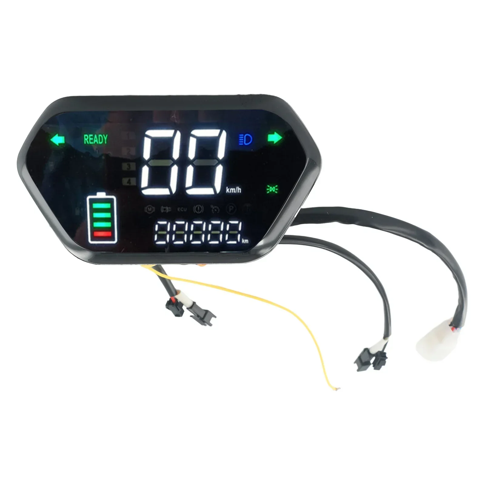 Electric Bike Dashboard LED Display 48V 60V 72V Universal Meter Odometer Speedometer Scooter Scooter For DJI Electric Bike Meter