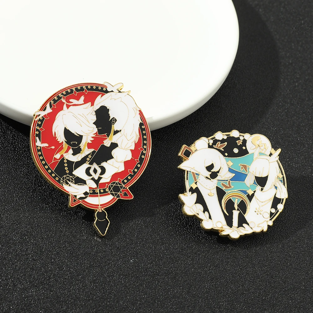 Sky：Children of the Light Game Figure Brooch Fashion Metal Button Badge Jewelry Backpack Clothing Accessories Fans Kids Gifts