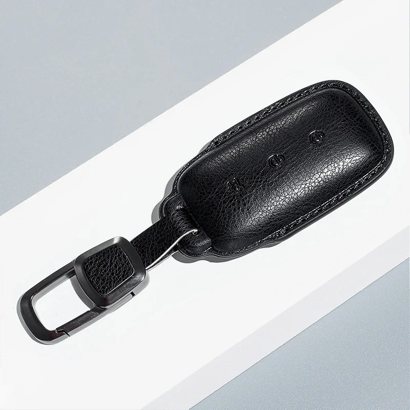 Car Key Cover For Geely Galaxy L7 L7MAX L6 Leather Keyring Shell Case