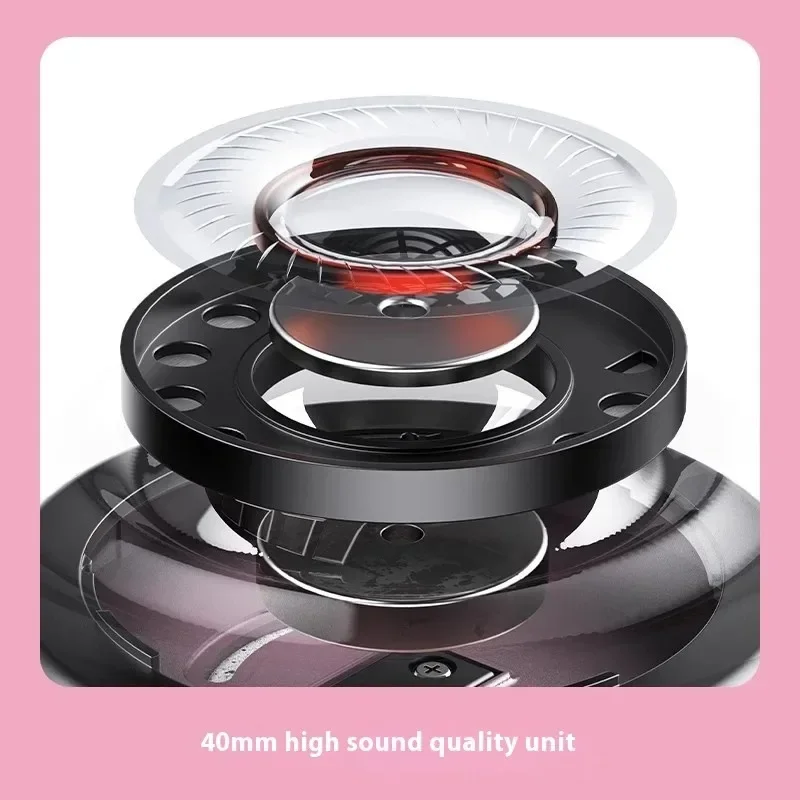 سماعات FiiO ANYTIME Snowsky اللاسلكية بلوتوث 5.4 خفيفة الوزن مثبتة على الرأس ANC عمر بطارية طويل 58 ساعة 500 مللي أمبير في الساعة بيئة العمل