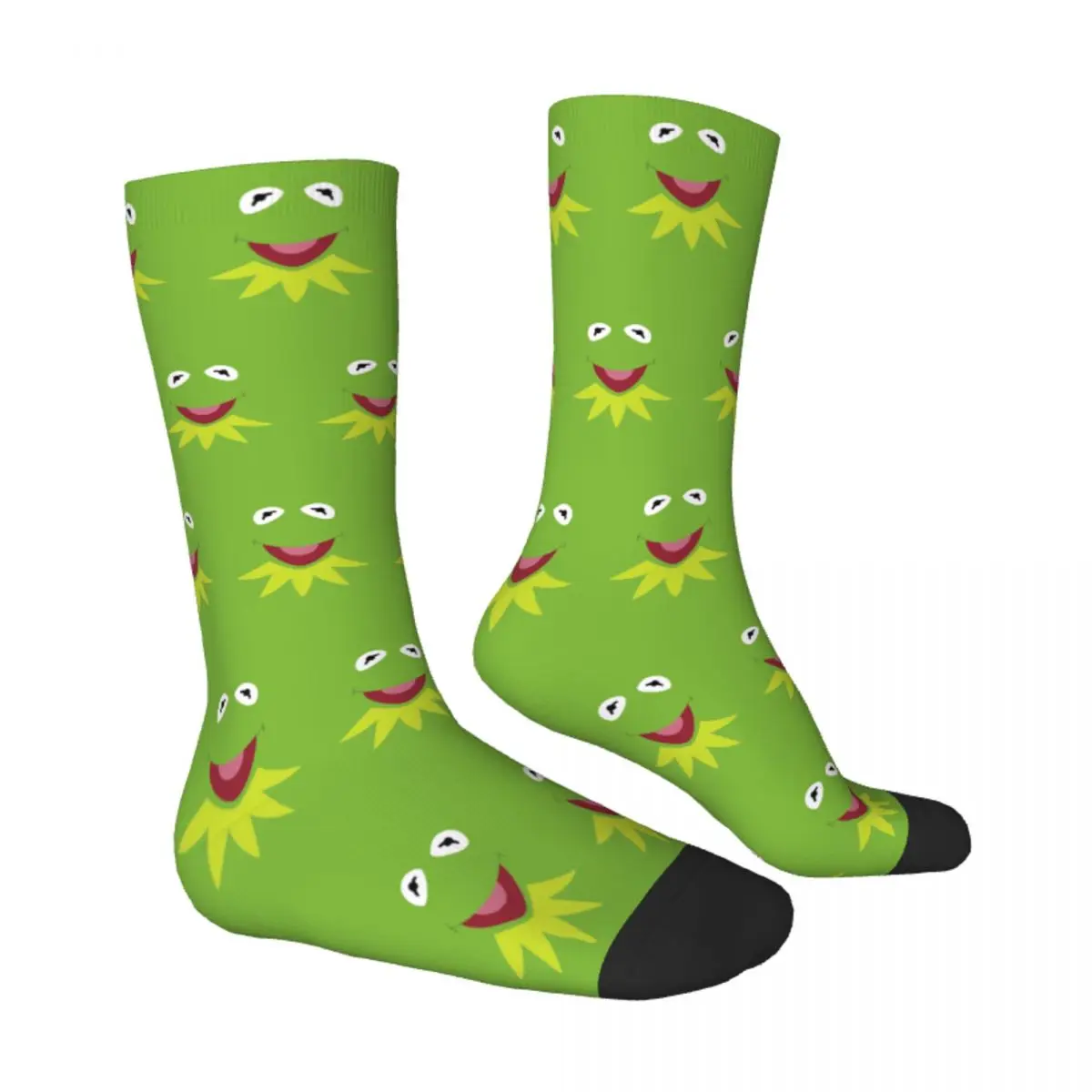 Kermit The Muppets Show Socks Gothic Stockings Spring Non Skid Adults Men Socks Medium Soft Graphic Outdoor Socks