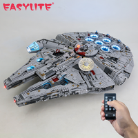 Led Light Kit For 75192 Ultimat Falcon Millennium Compatible With Falcon 05132 DG005 81085 Building Blocks Lighting Set No Model