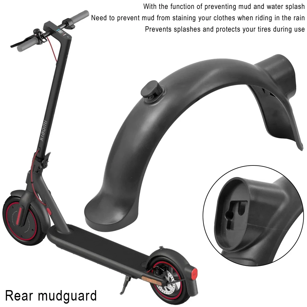 Scooter Fender Lights for Xiaomi Mi4 Pro Mudguard Tire Wheel Splash Proof Guard Fenders Taillight Electric Scooter Accessories