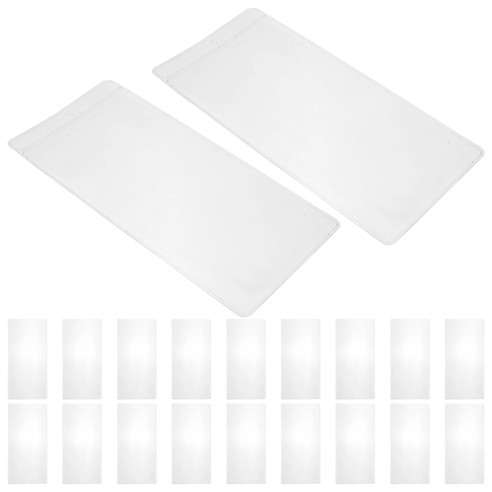 30 шт., рукава для закладок, креативные держатели для закладок из ПВХ, прозрачный чехол-органайзер, элегантная защитная сумка для дисплея, стильный офис
