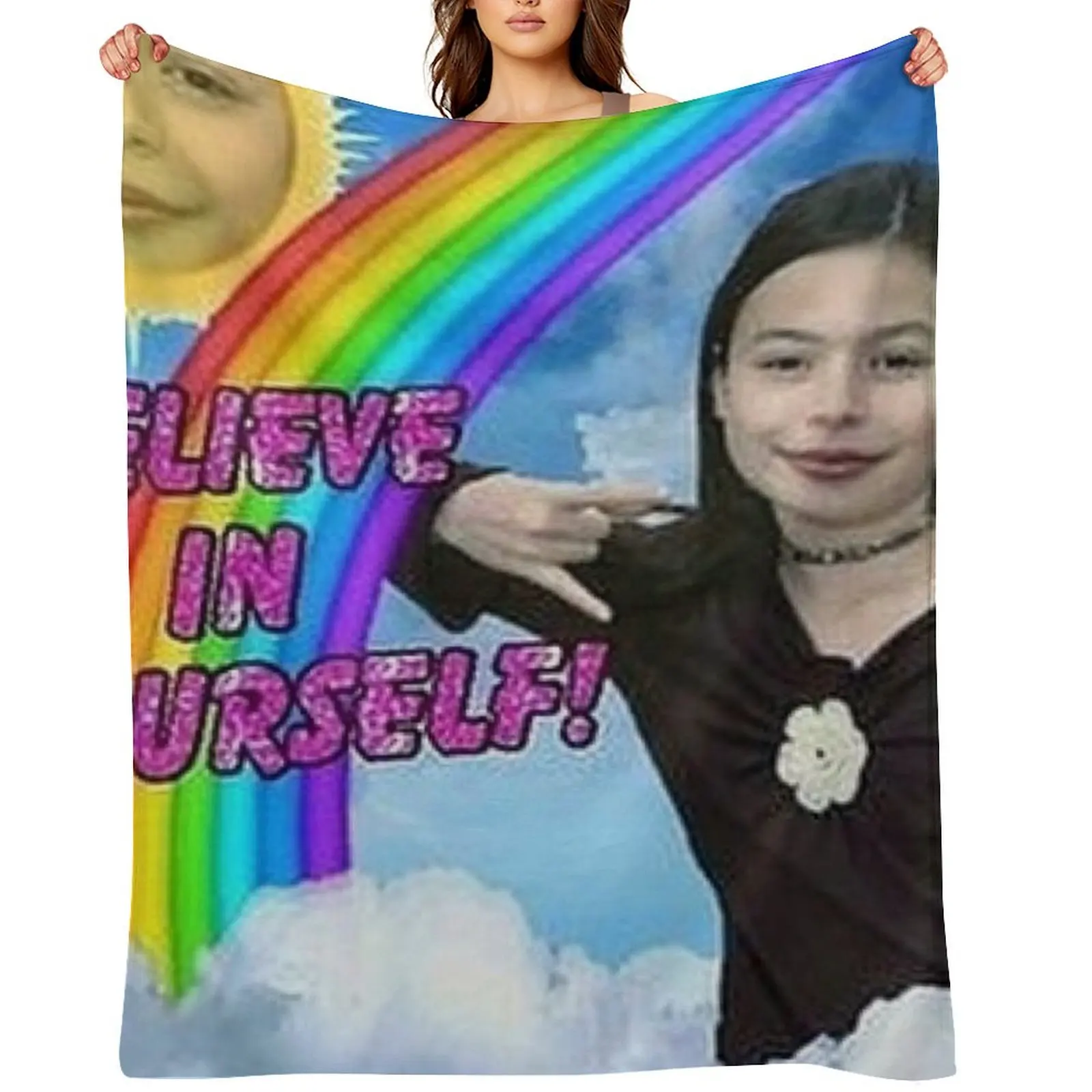 

believe in uself! Throw Blanket decorative Blankets For Baby Large For Baby Blankets