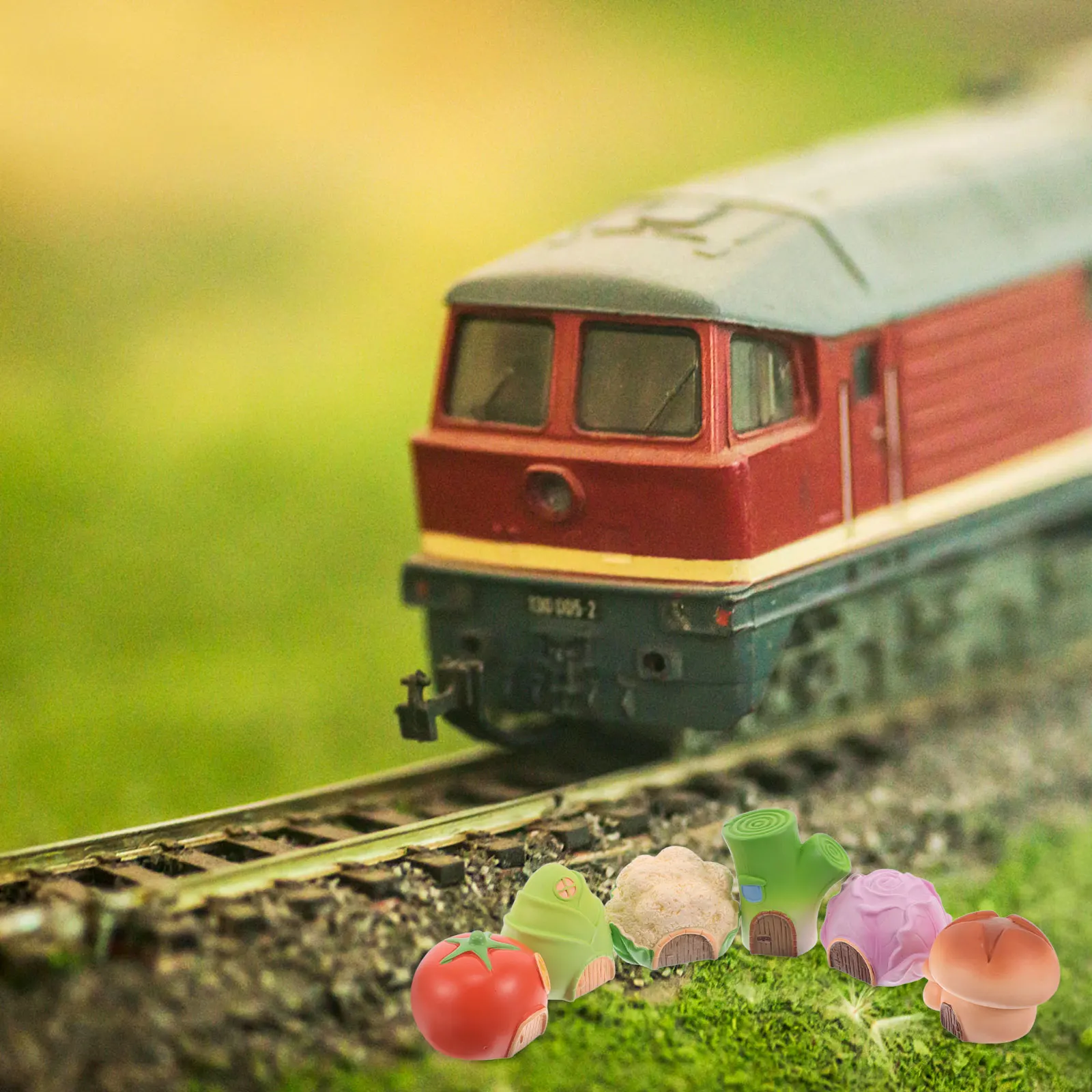 

6 Pcs Accessories Tiny Homes Terrarium Hut Resin Garden Ornament