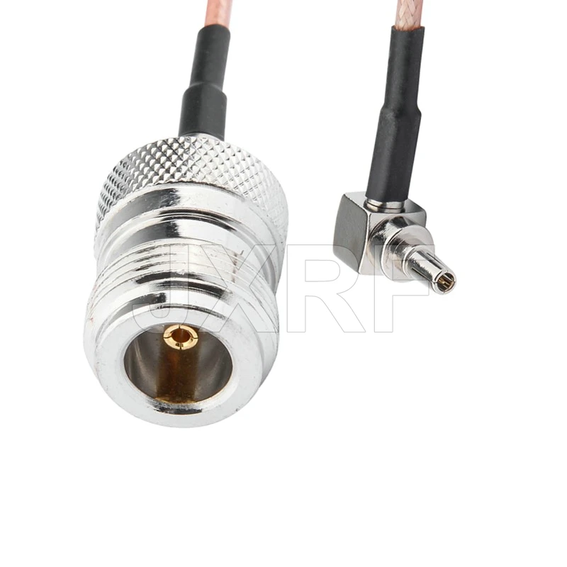 JXRF Coaxial Cable N to CRC9/TS9 Connector N Male/Female to TS9/CRC9 male right angle RG316 Pigtail cable 3G 4G Antenna Extensio