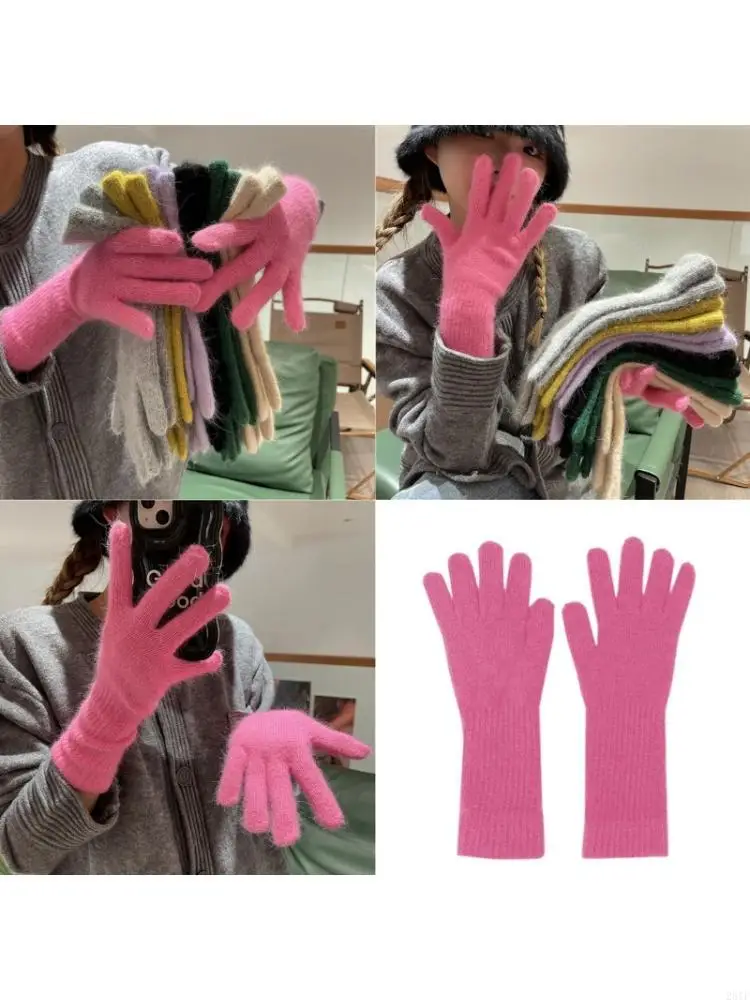 

2025 New Fleece Knitted Winter Gloves Thermally Insulation Unisex Design Winter Gloves