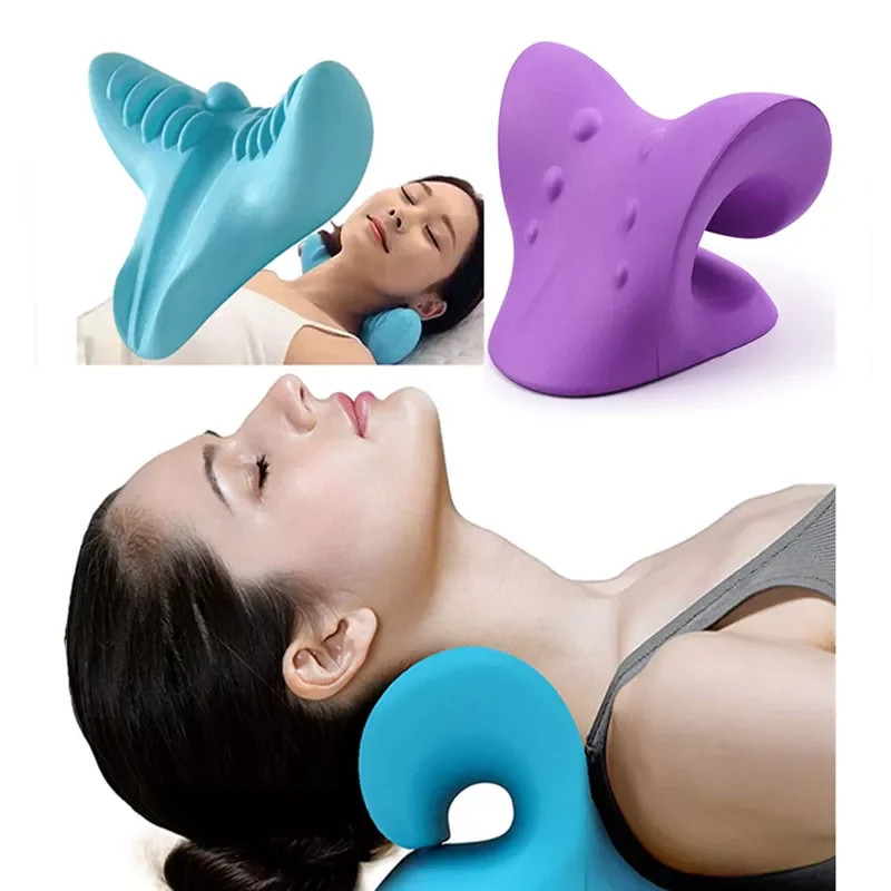 Neck Massage Kissen Schulter Zervikale Muskel Entspannung Massager Chiropraktik Wirbelsäule Corrector Pain Relief Orthopädische Kissen